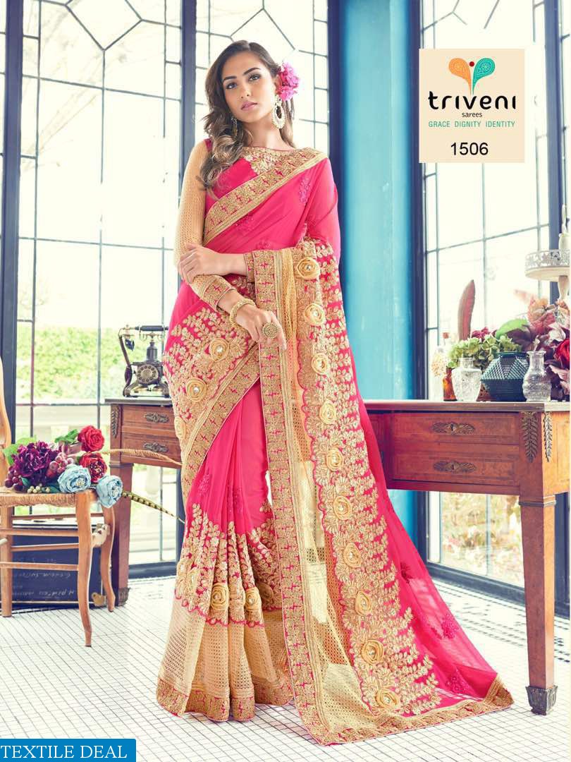Triveni Adhira Wholesale party-wear Saree Catalog